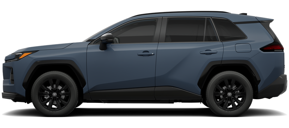 Side profile of a 2026 rav4 RAV4 SE 2.5L 4-Cyl. Engine All-Wheel Drive
