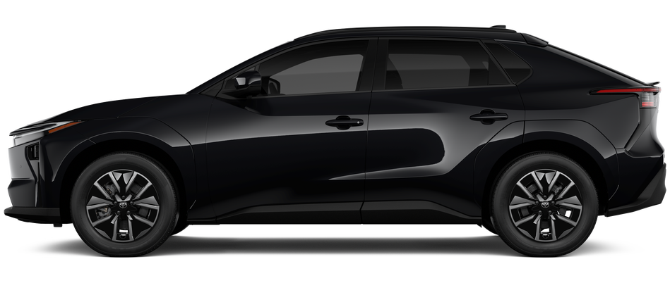Side profile of a 2026 bz bZ XLE Electric Motors All-Wheel Drive