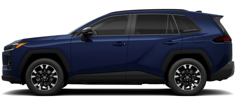 Side profile of a 2026 rav4 RAV4 Limited 2.5L 4-Cyl. Engine All-Wheel Drive