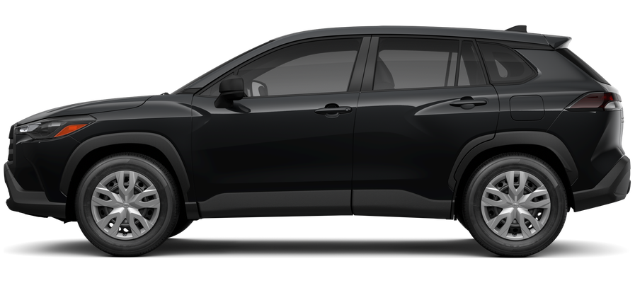 Side profile of a 2026 corollacross Corolla Cross 2.0L 4-Cyl. Engine Front-Wheel Drive