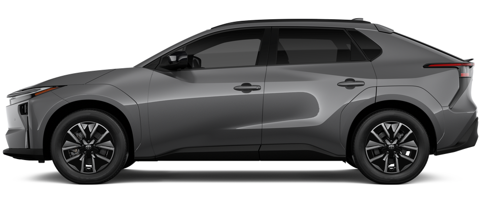 Side profile of a 2026 bz bZ XLE Electric Motors All-Wheel Drive