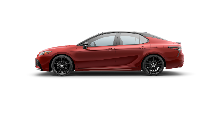 red Toyota Camry side exterior image