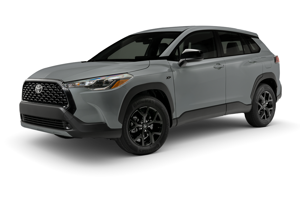 Exterior view of a Toyota vehicle displayed in a clean product image, highlighting body design, styling details, and overall vehicle appearance.