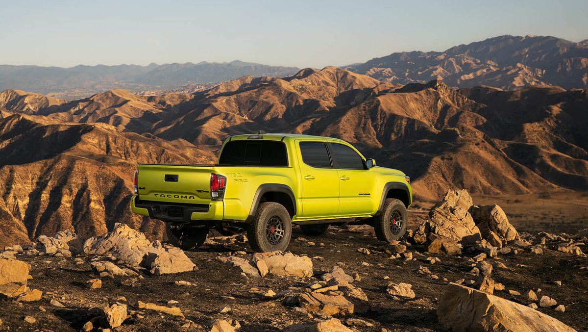 Toyota Tacoma with suspension lift