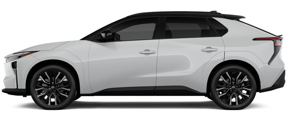 Side profile of a 2026 bz bZ Limited Electric Motors All-Wheel Drive