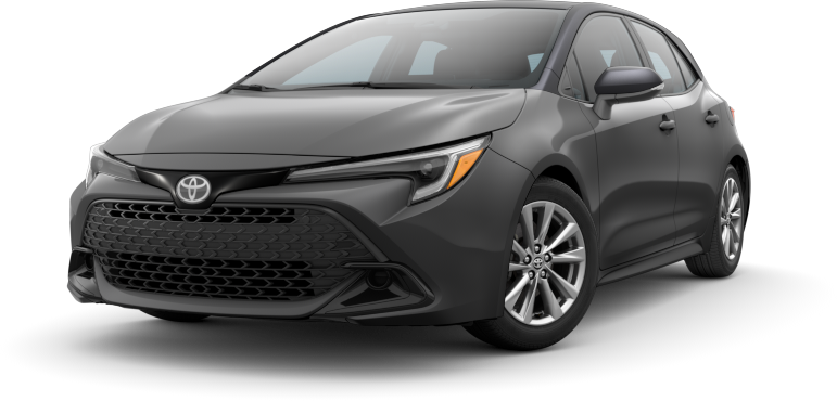 An Exterior Angle of A 2024 corollahatchback Corolla Hatchback SE 2.0L 4-Cyl. CVT FWD