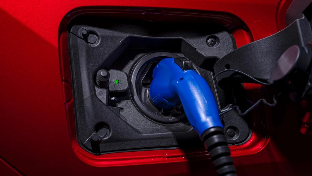 RAV4 Prime plug in electric charging port