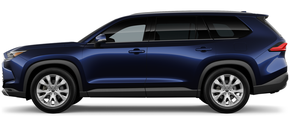 Side profile of a 2026 grandhighlander Grand Highlander Hybrid Limited 2.5L 4-Cyl. ECVT Engine All-Wheel Drive