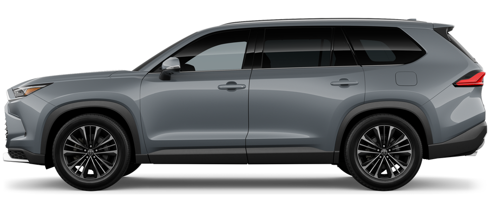 Side profile of a 2026 grandhighlander Grand Highlander Platinum 2.4-Liter 4-Cylinder Turbocharged Hybrid MAX Engine All-Wheel Drive