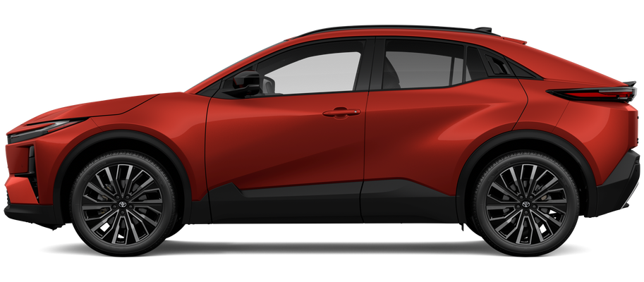 Side profile of a 2026 chr C-HR XSE Electric Motors All-Wheel Drive