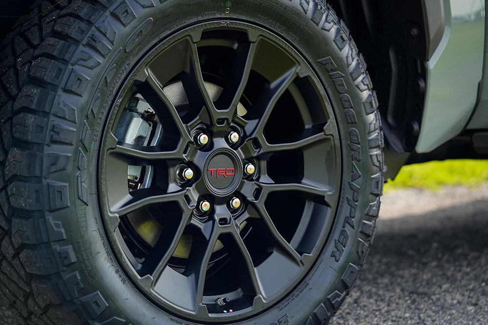 Toyota Tundra XP with black TRD XSeries wheels
