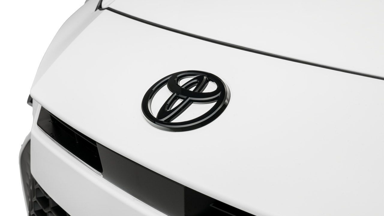 Exterior view of a Toyota vehicle displayed in a clean product image, highlighting body design, styling details, and overall vehicle appearance.