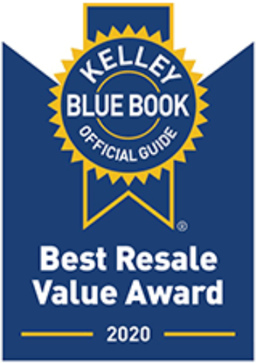 Kelley Blue Book official guide Best Resale Value Award 2020