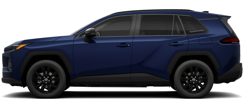 Side profile of a 2026 rav4 RAV4 XLE Premium 2.5L 4-Cyl. Engine Front-Wheel Drive