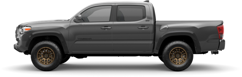 An Exterior Angle of A 2023 tacoma Tacoma Trail Special Edition 4x4 Double Cab V6 Engine 6-Speed Automatic Transmission 5-Ft. Bed