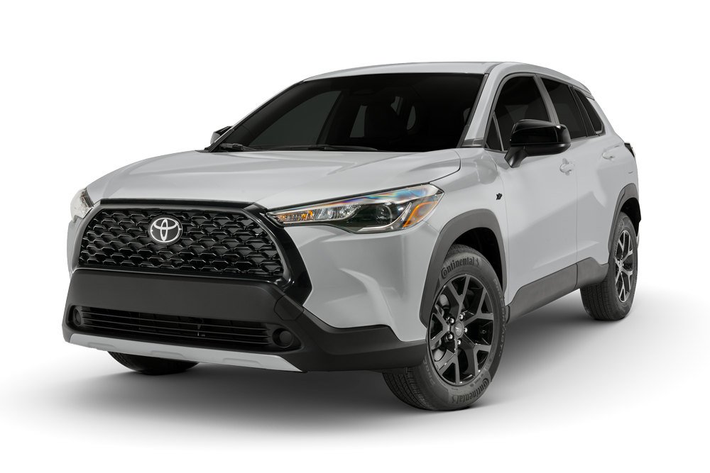 Exterior view of a Toyota vehicle displayed in a clean product image, highlighting body design, styling details, and overall vehicle appearance.