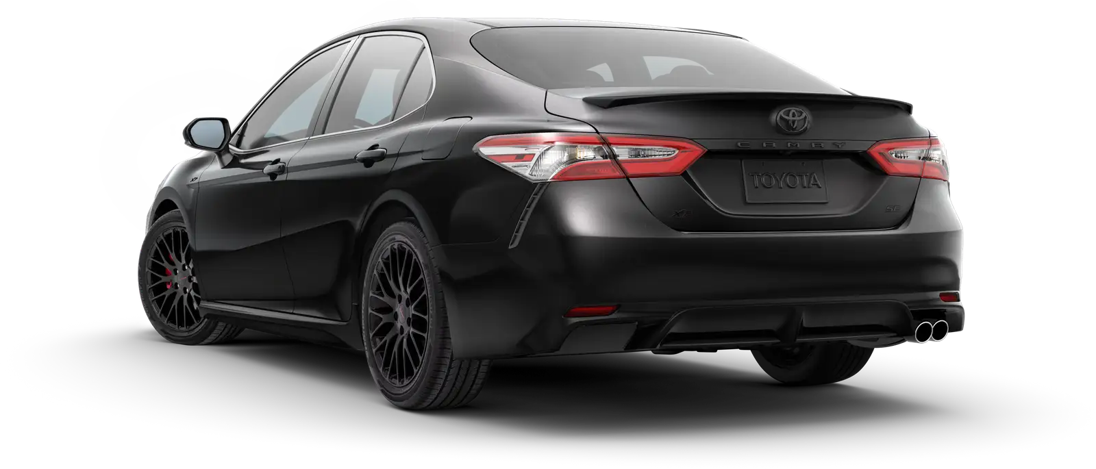 exterior shot of a black Toyota Camry XP Series