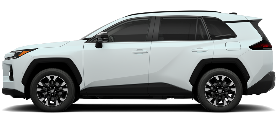 Side profile of a 2026 rav4 RAV4 Limited 2.5L 4-Cyl. Engine All-Wheel Drive