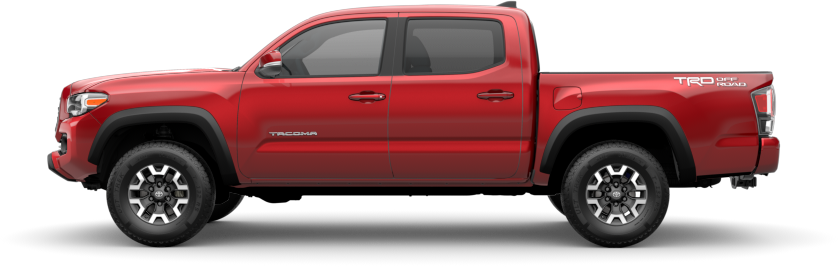 An Exterior Angle of A 2023 tacoma Tacoma TRD Off-Road 4x2 Double Cab V6 Engine 6-Speed Automatic Transmission 5-Ft. Bed