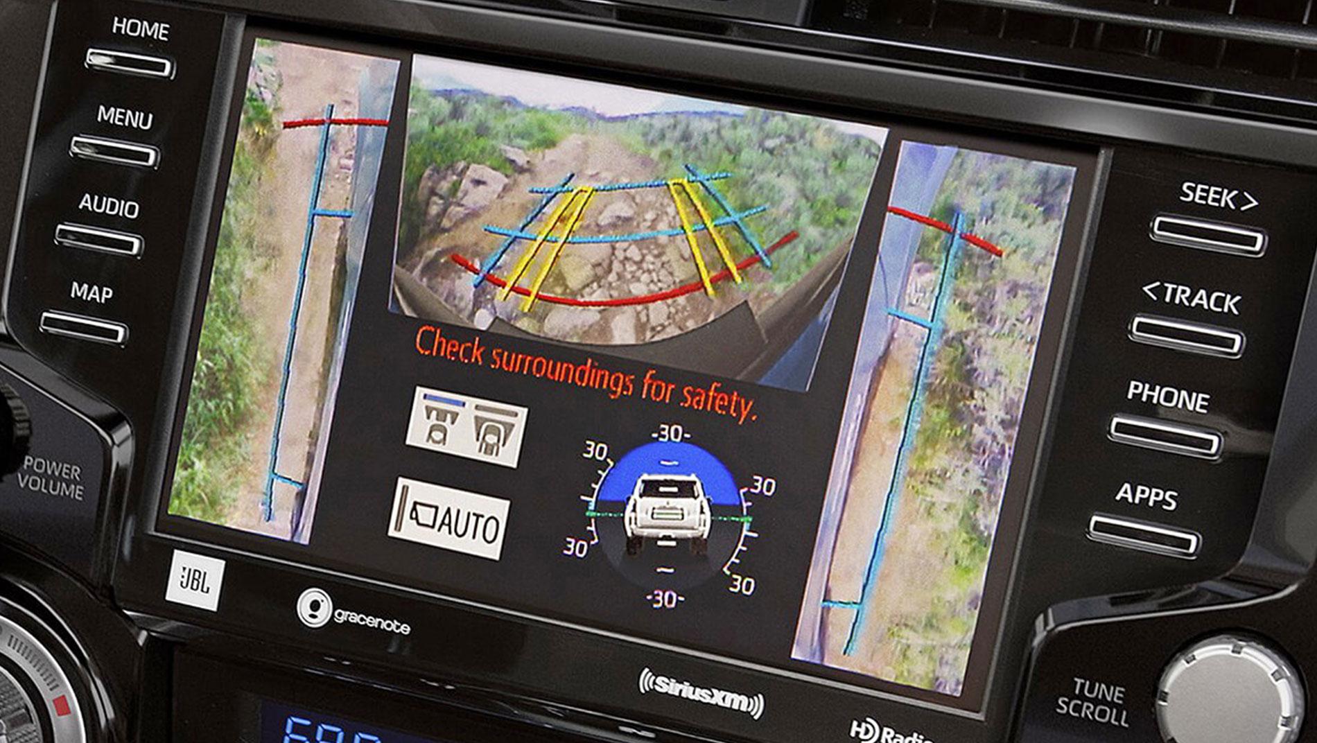 Toyota backup assist with large touch screen