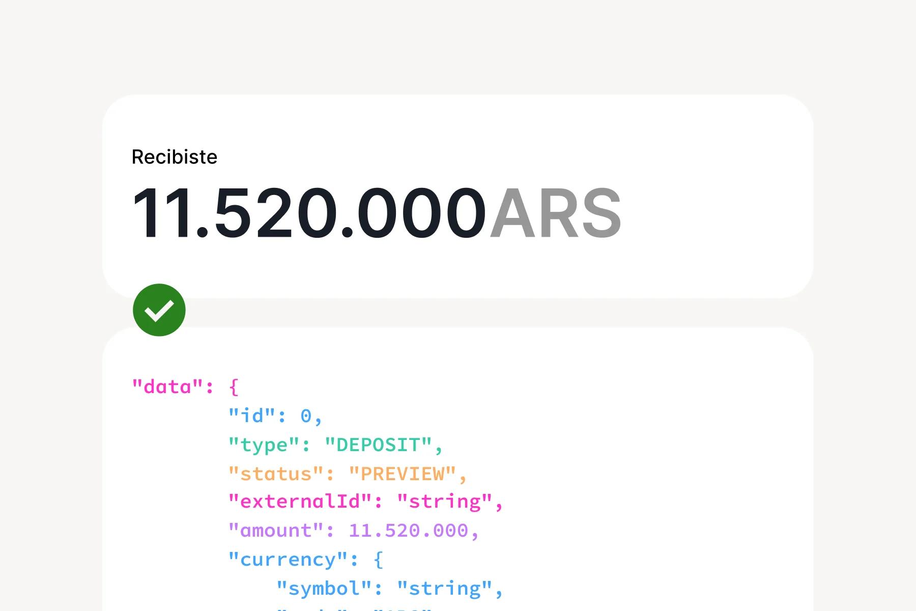 Pantalla de la API de Cresium: webhooks para automatizacion