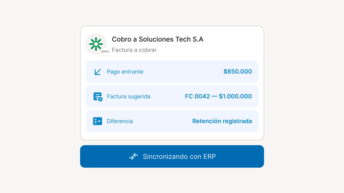 Recordatorios en Cobros, pagos múltiples por factura y sincronizaciones con Odoo
