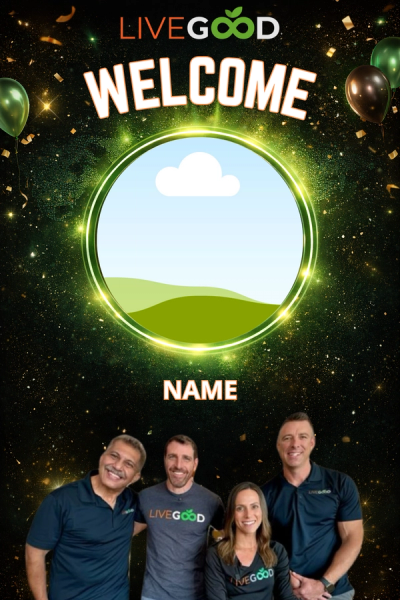 LiveGood Welcome Poster 2026