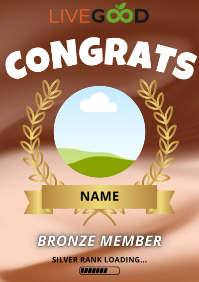 Bronze LiveGood Template 2026