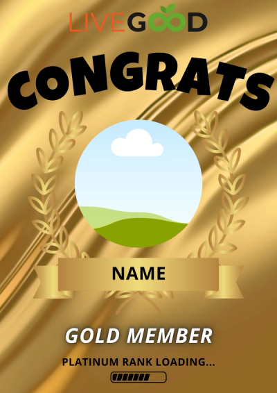 Gold LiveGood Template 2026