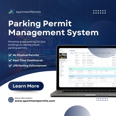 parking permit management system for multifamily and apartment complexes