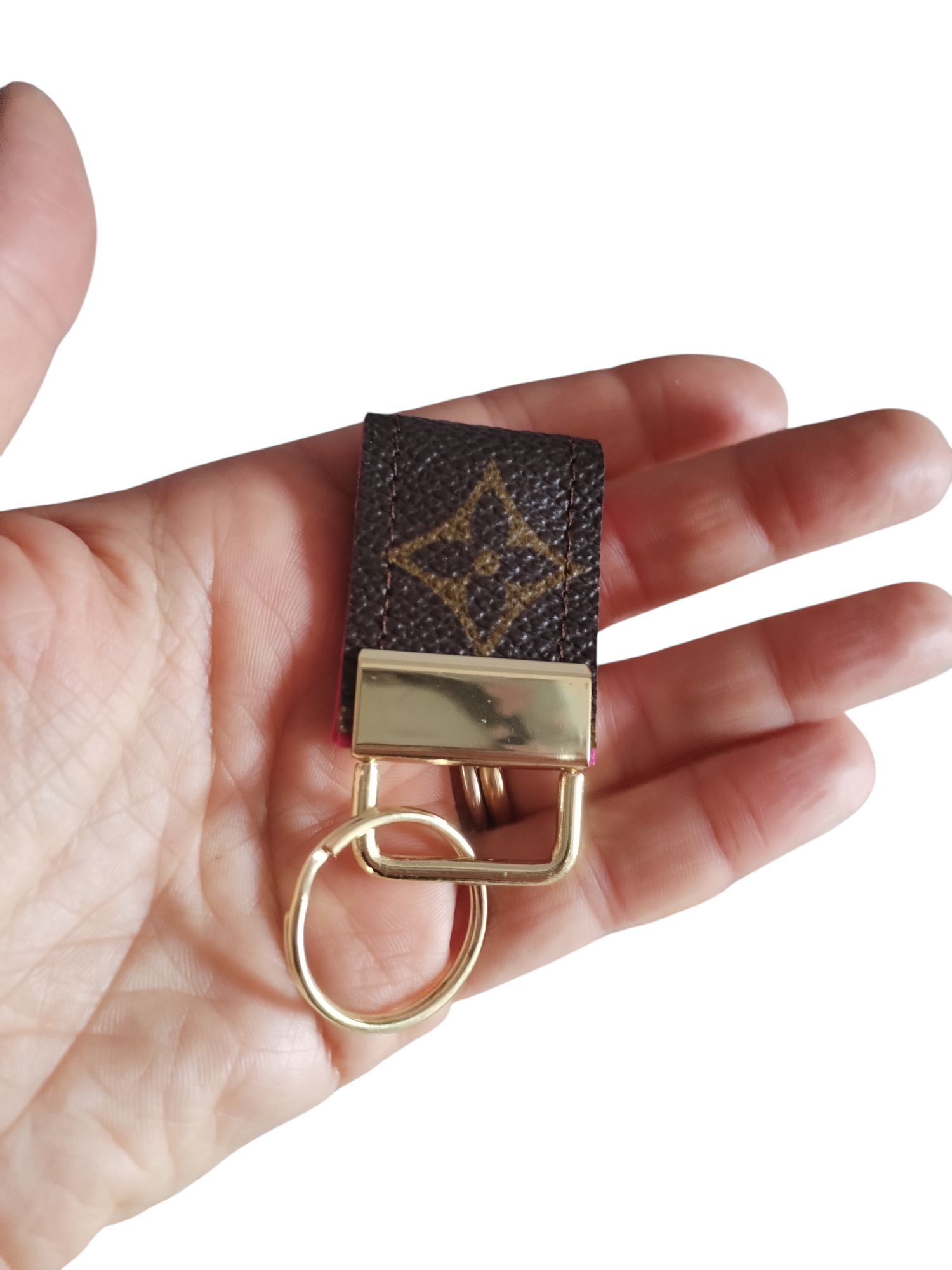 Baby monogram key fob 