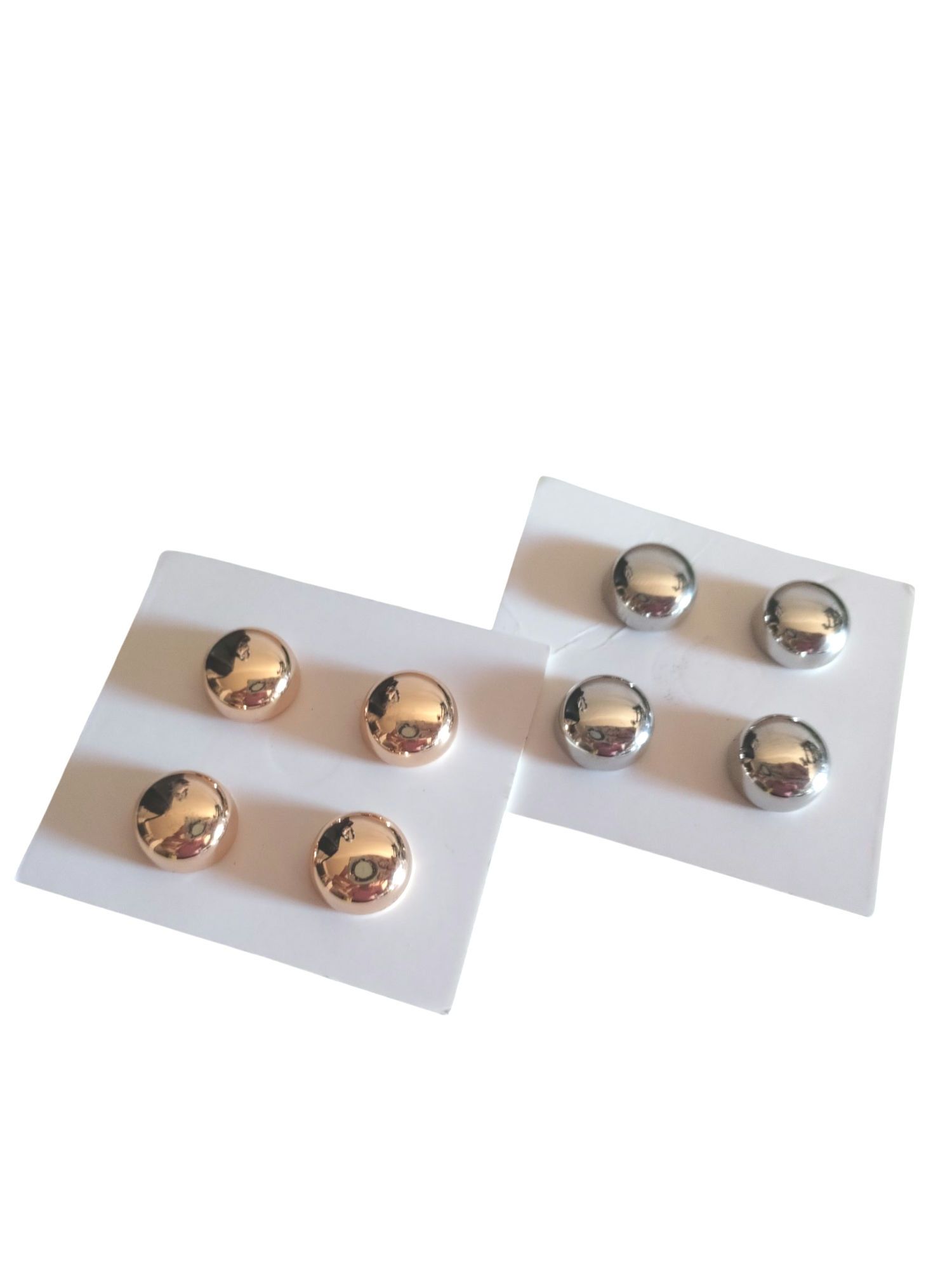 Magnetic removable bag feet golden silver 