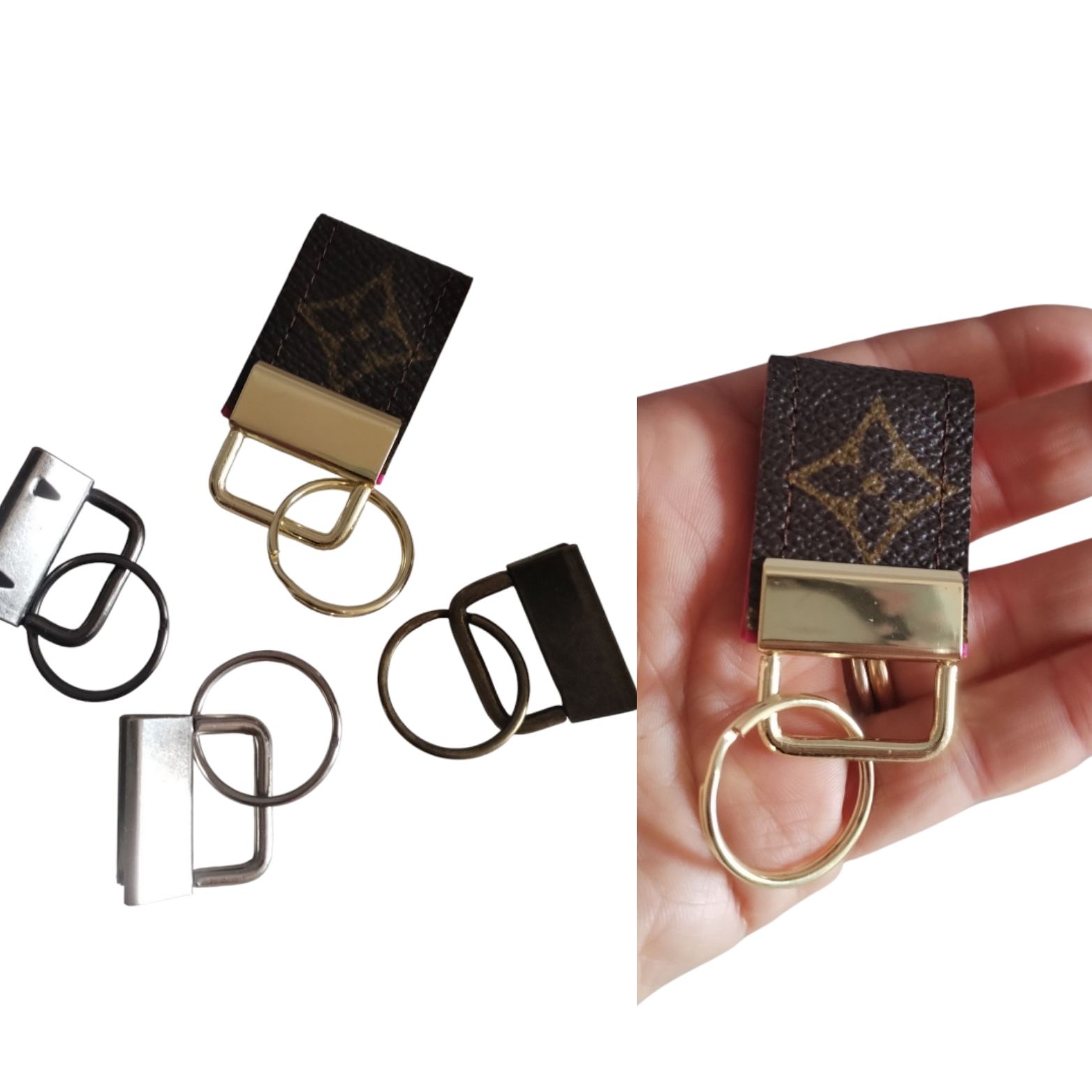 Baby monogram key fob  3