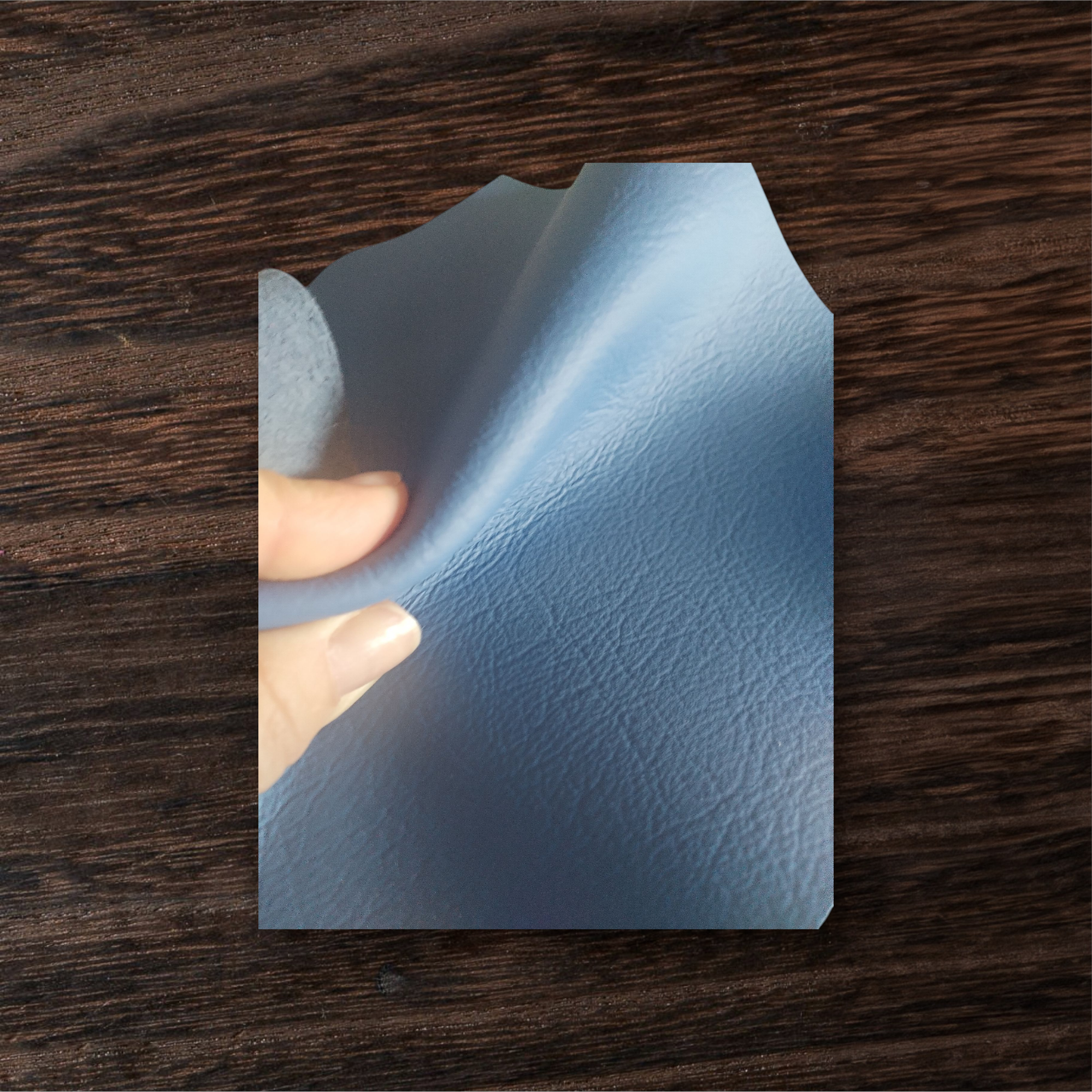 Canvas and Leather monogram key fob 6