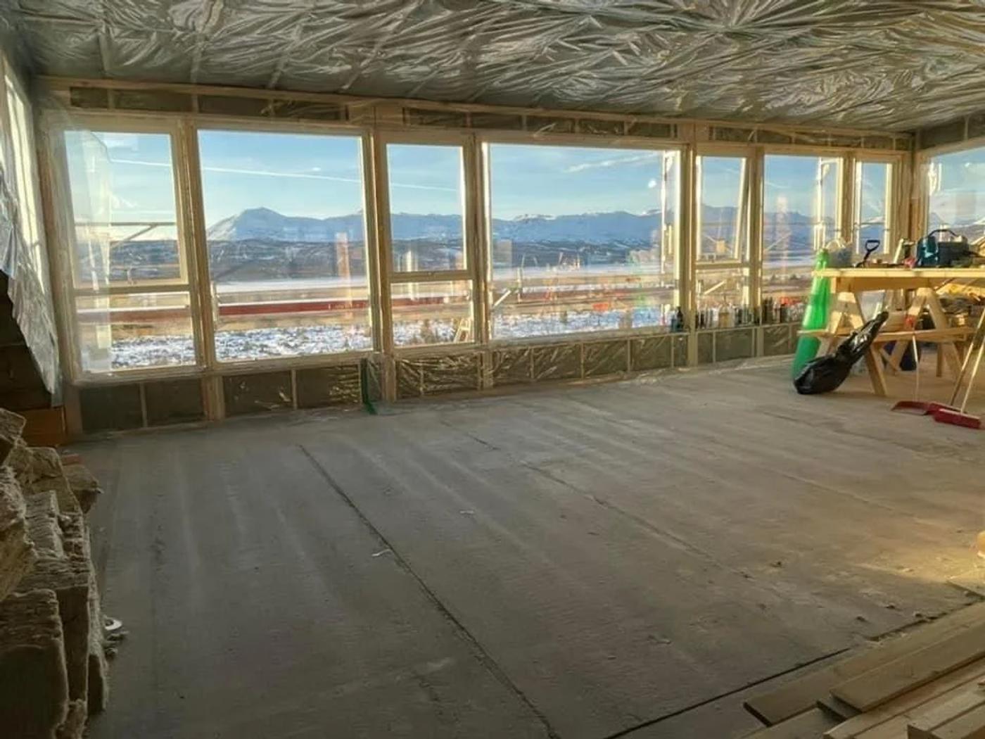 A new room with a beautiful view, ready for spring
