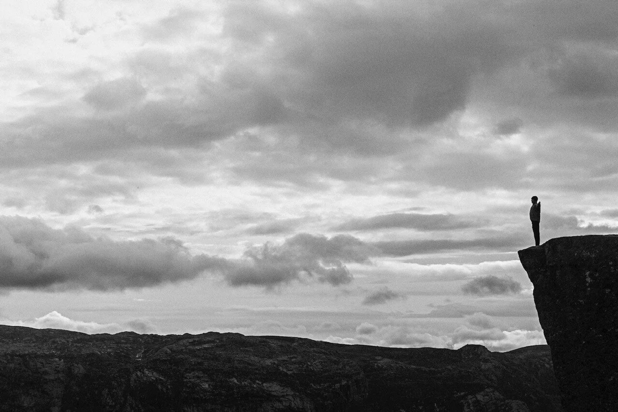 Standing on the edge