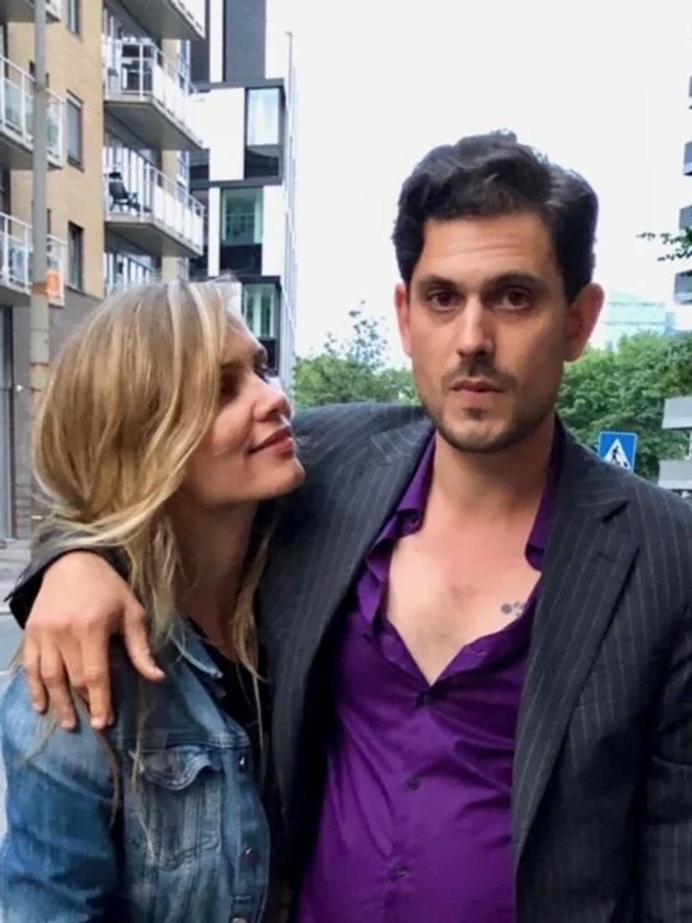 Luke Elliot and his wife