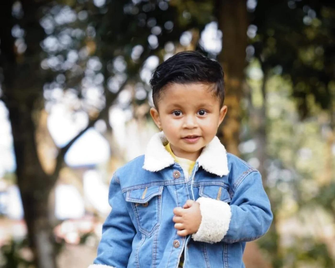 Aaron, four years old