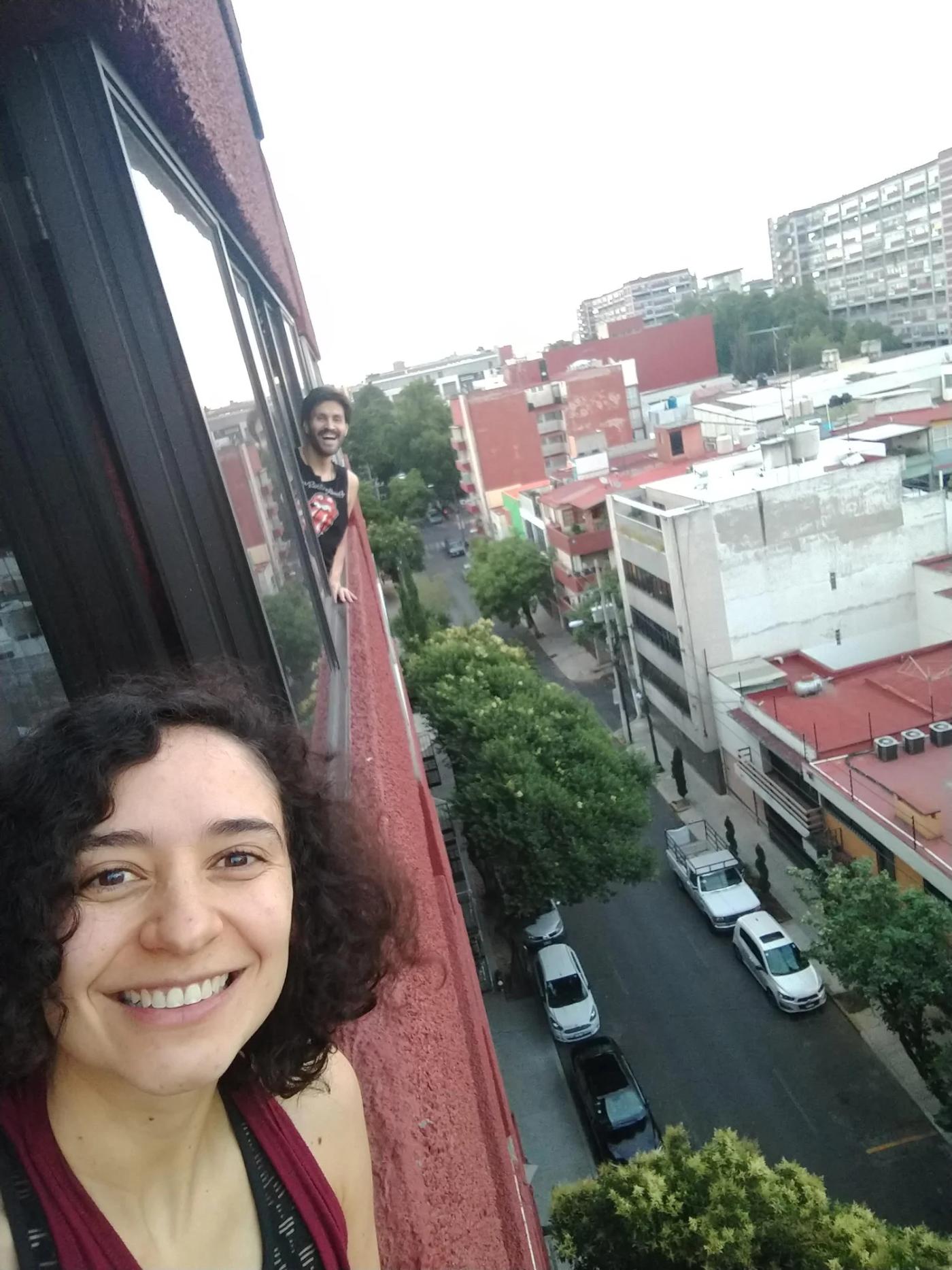 Itzel at home in Mexico City