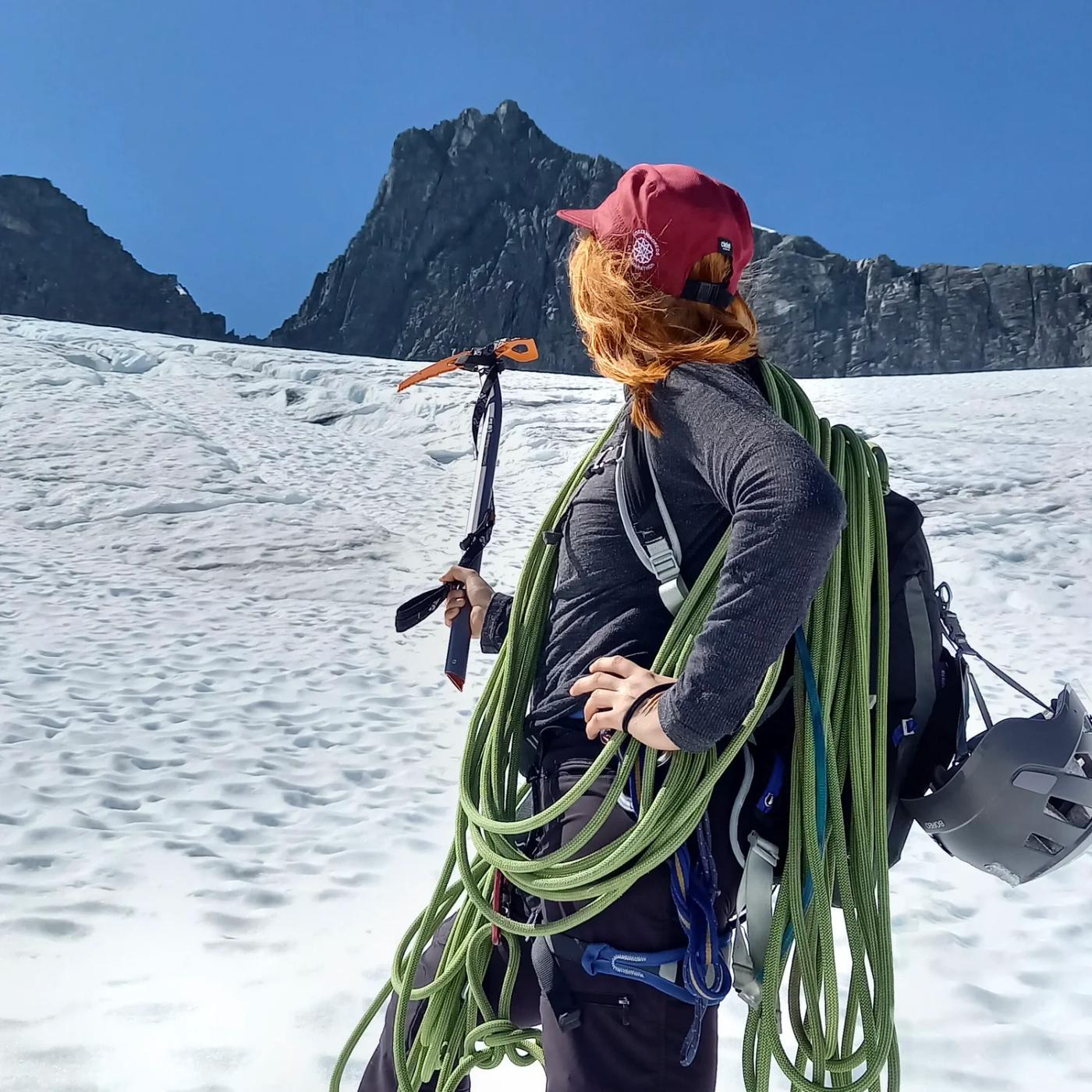 Eva climbing
