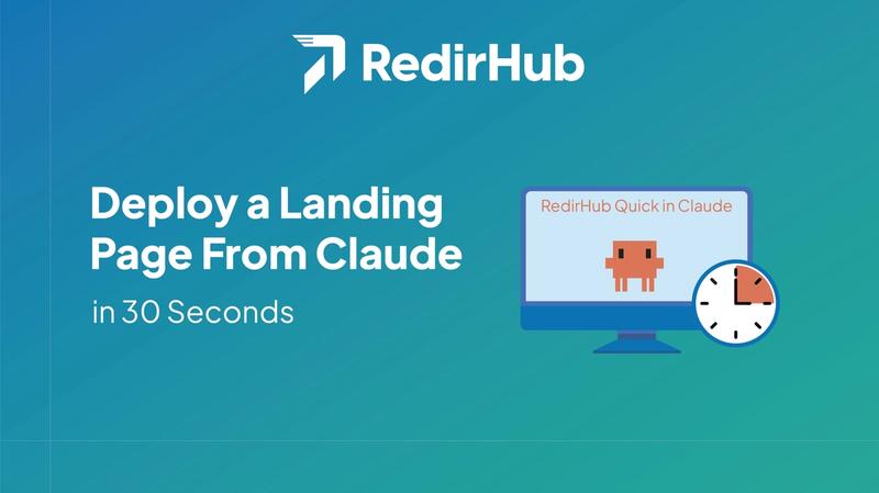 Deploy a Landing Page From Claude in 30 Seconds