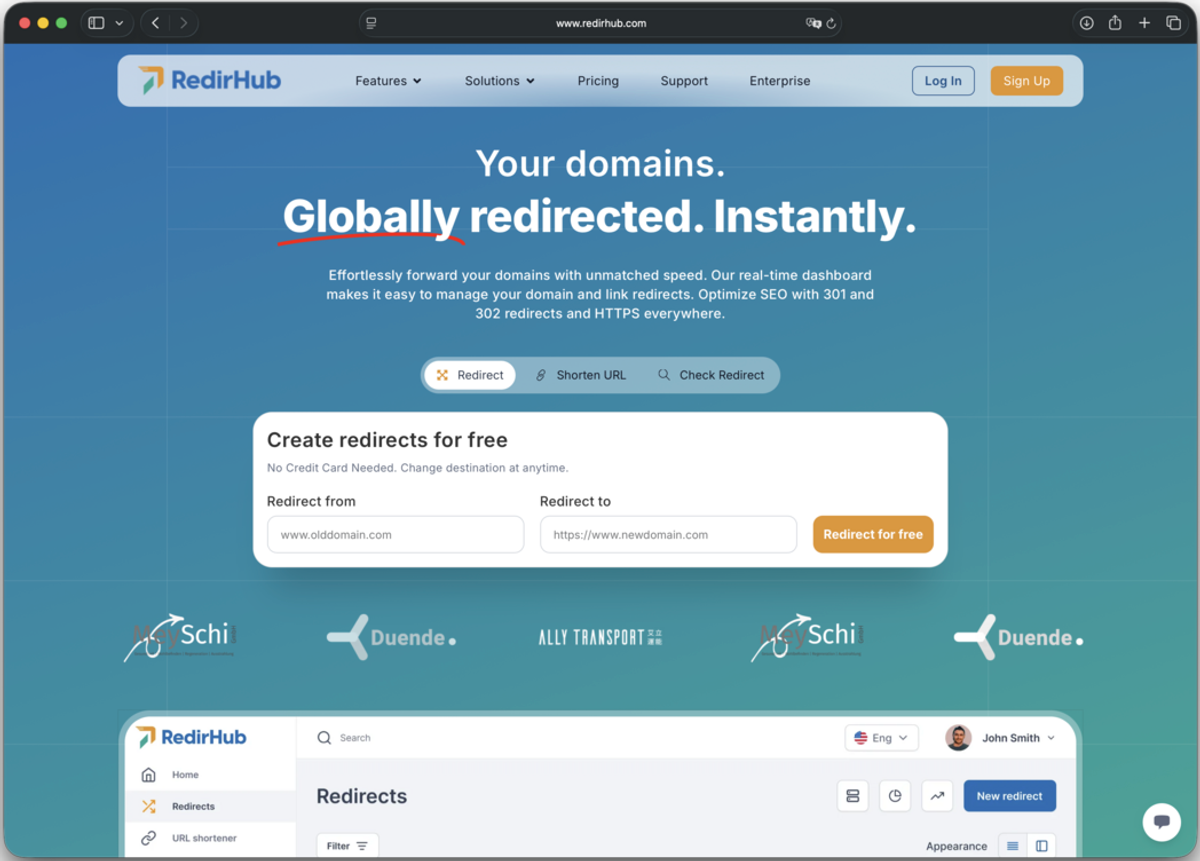 Welcome to the all-new RedirHub 2025! Fresh design, vibrant colors, and a complete product overview for a brighter, better experience.