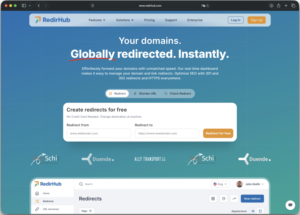 Welcome to the all-new RedirHub 2025! Fresh design, vibrant colors, and a complete product overview for a brighter, better experience.
