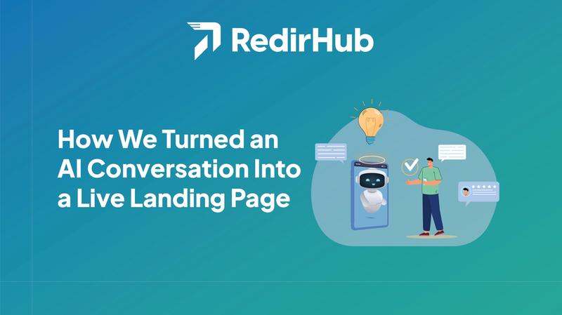 How We Turned an AI Conversation Into a Live Landing Page