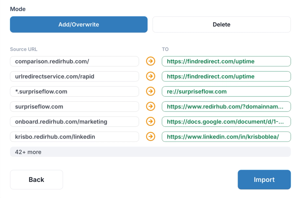 Hundreds of Redirects in One Upload