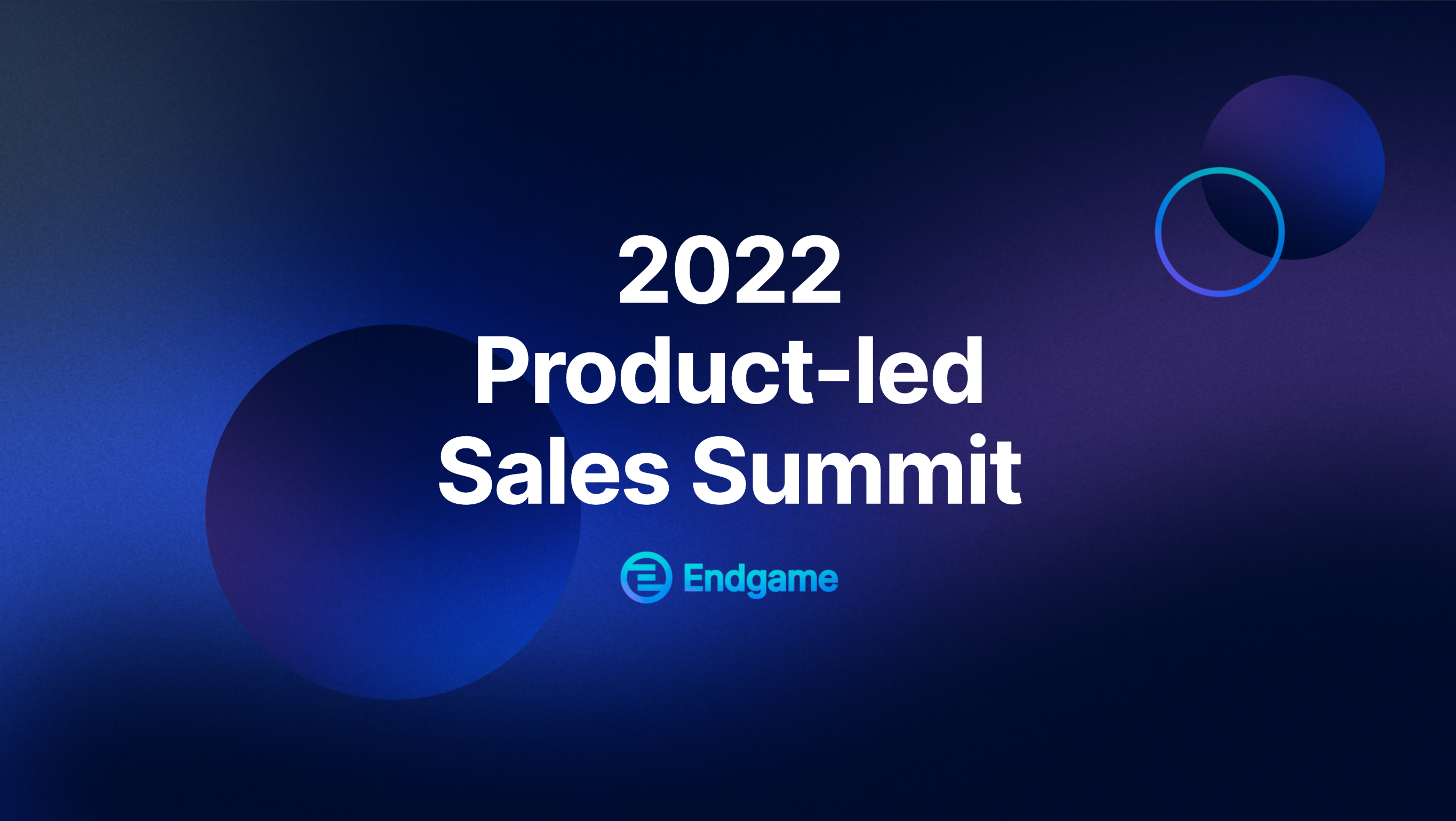Key takeaways from the first ever Product-led Sales Summit main image