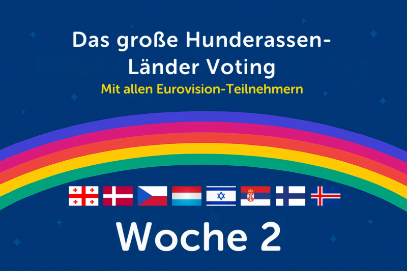 Das große Hunderassen-Ländervoting zum ESC – Woche 2