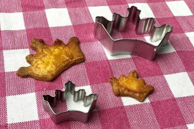Koekjes in kroonvorm
