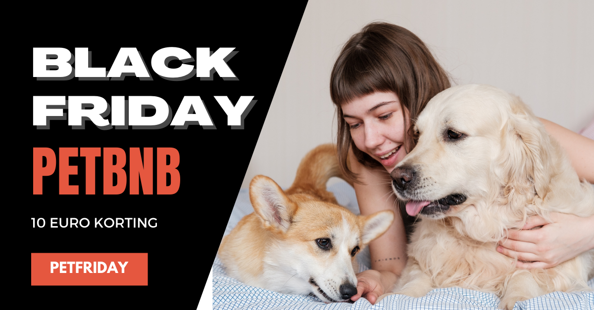 Petbnb Black Friday actie met kortingscode