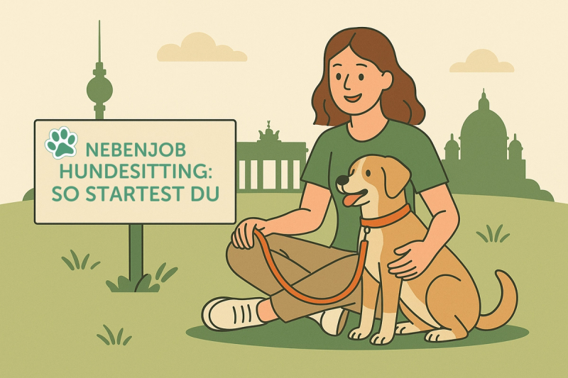 Hundesitter werden Illustration